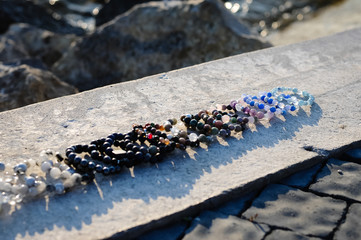 Natural stone bracelet,hand made jewerly