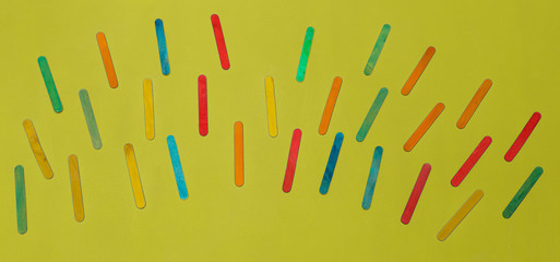 Hospital and ice sticks wood colors