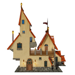 Fantasy house fasade