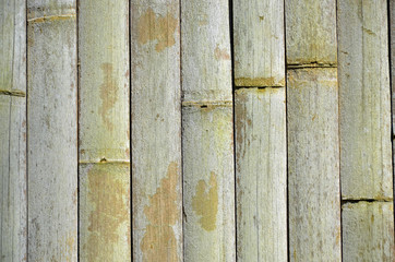 A natural bamboo wall