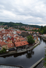 Fototapeta na wymiar Town of Cesky Krumlov, Czech Republic