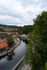 Fototapeta na wymiar Town of Cesky Krumlov, Czech Republic