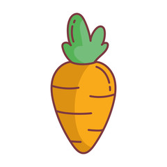 carrot hello autumn design icon
