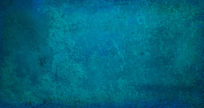 old blue green background with vintage distressed texture that is messy scuffed and aged in a classy elegant design