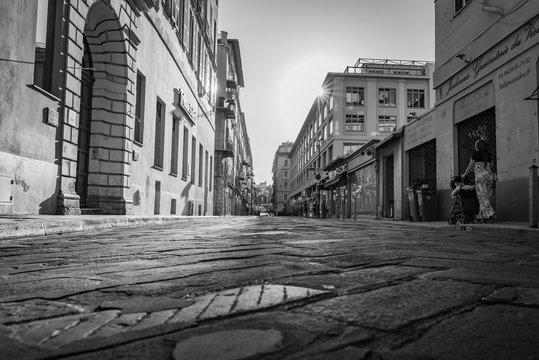 Street photograph of the streets of France city of Nice