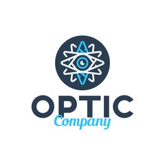 Eye Optic Medical Design Logo