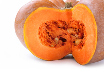 Pumpkin inside, pumpkin seeds