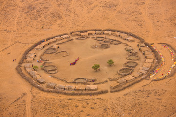 Fototapeta na wymiar Tribu Masai, Parque Nacional Amboseli, Kenia Tanzania, Africa