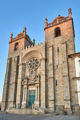 Fototapeta na wymiar Portugal. Porto Cathedral (Se do Porto)