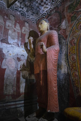 Obraz premium The largest cave in Dambulla, Sri Lanka.