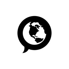 translator icon trendy