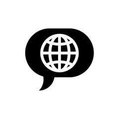 translator icon trendy