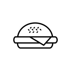 burger icon trendy