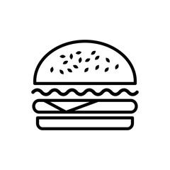burger icon trendy