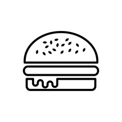 burger icon trendy