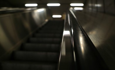 escalator in business center