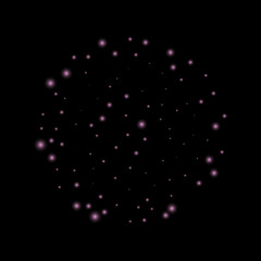 Glamour glitter. Batch decoration vector falling. Falling vector. Diamond confetti. Glow.