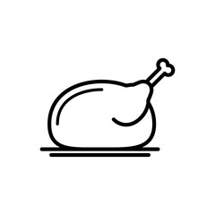 fried chicken icon
