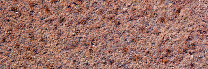 Rusty iron plate