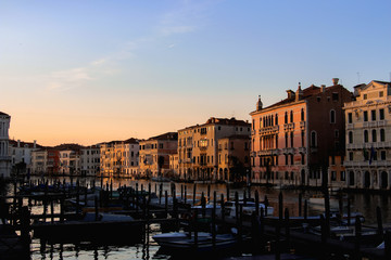 Fototapeta premium Sunset in Venice