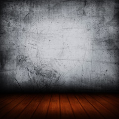 empty interior room with grunge wall