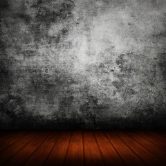 empty interior room with grunge wall