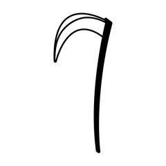 Halloween axe vector design icon