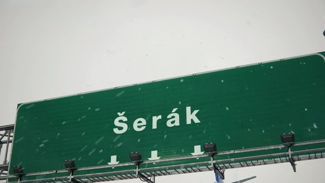 Airplane Landing Serak in Christmas