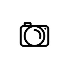 Camera line vector icon