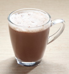 hot milk drink- hot chocolate