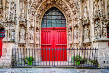 Sights and architecture of Paris France