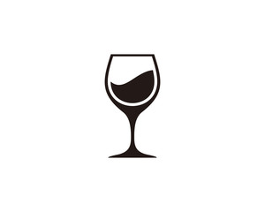 Wine icon symbol vector