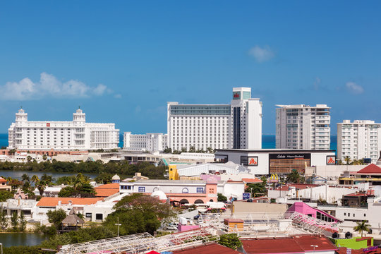 Hotel Zone, aerial view from balcony