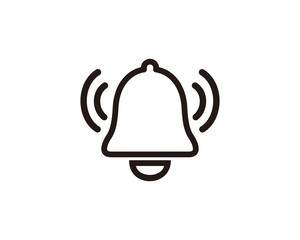Alarm bell notification icon symbol vector