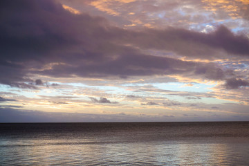 ニューカレドニアの夕焼け
