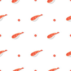 sushi sashimi japan food graphic object pattern background