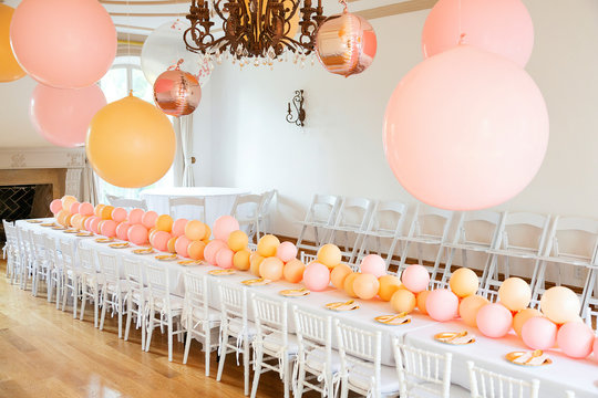 Party Hall With Balloons