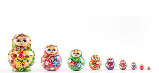 Beautiful Russian nesting dolls