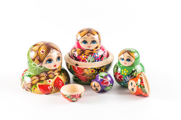 Beautiful Russian nesting dolls