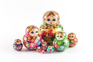 Beautiful Russian nesting dolls
