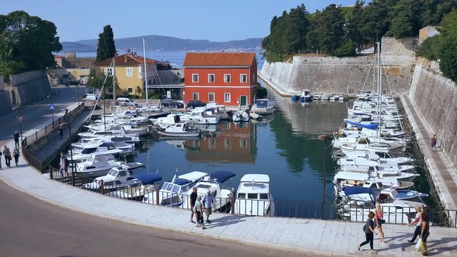 Croatia, Ancient buildings at Zadar and Dubrovnik old town