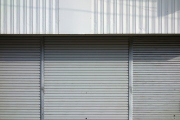 metal roll up door background