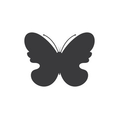 Vector - Butterfly conceptual simple, colorful icon. Logo. Vector