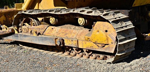 D6 bulldozer track © Joylyn McChesnie