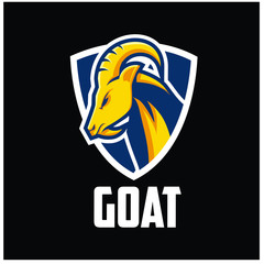 goat logo esport style design