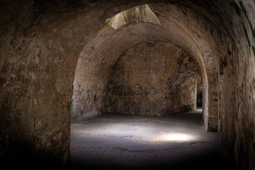 Fototapeta na wymiar Fortress tunels