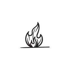 vector icon fire illustration logo template