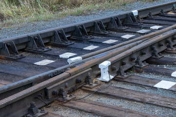 Railway track.