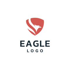 Eagle with shield logo design