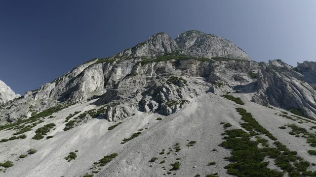View of the Austrian Alps in the Karwendel in the summer